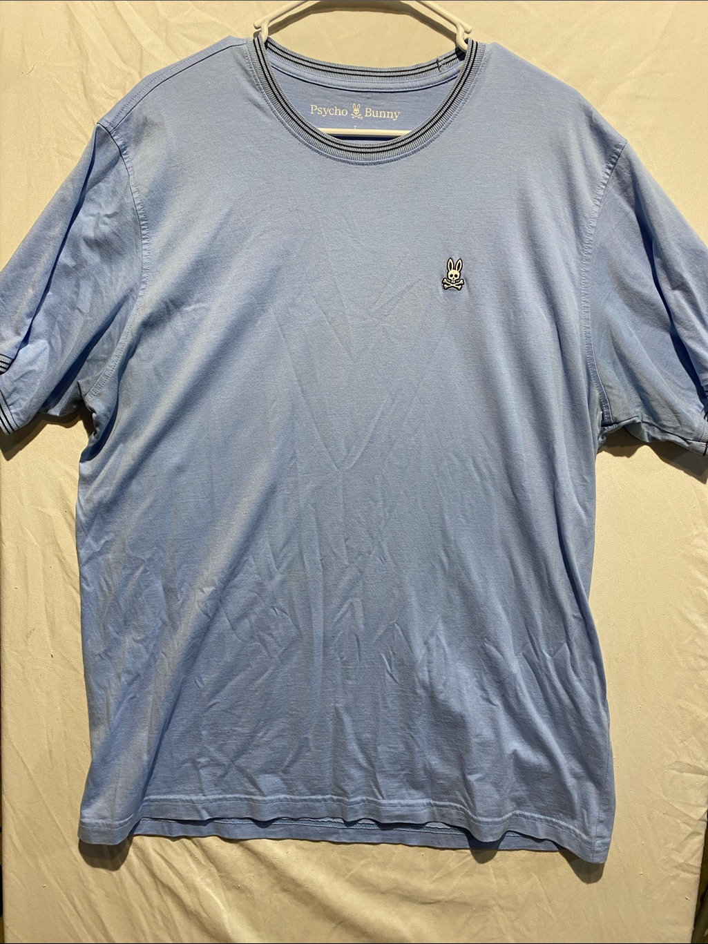 Psycho Bunny Light Blue Short Sleeve Crewneck Tee